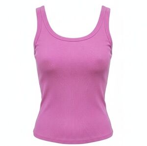 Great Condition. Zara Pink Sleeveless Ribbed Top